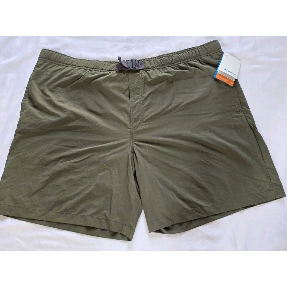 Columbia West Shoreline Water Shorts NWT Lined UPF 50 Men's Size XXL Army Green